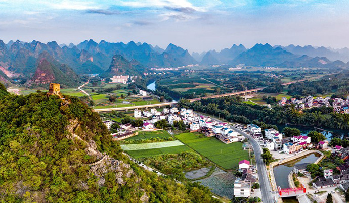 柳州市鹿寨县中渡镇大兆村